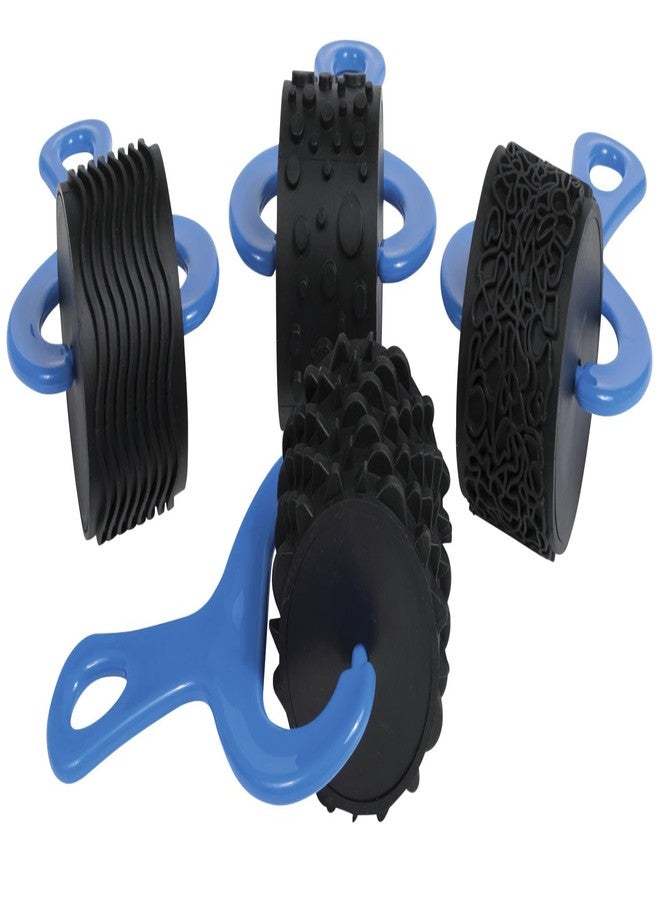 READY 2 LEARN Ready2Learn Heavy Duty Rubber/Plastic Paint and Clay Explorer Rollers, 5 x 1-1/2 Inch, Set of 4 - 410957 - Image 2